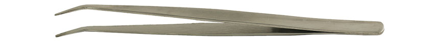 Value-Tec 686.MS robuste Pinzette für industrielle Zwecke, Typ 686, gewinkelt, glatte spitz zulaufende Spitzen, 178 mm, Edelstahl